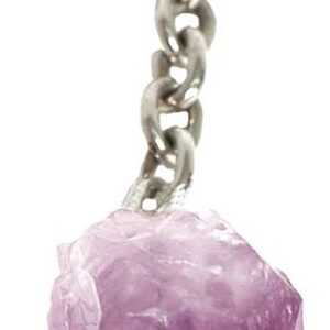 Amethyst keychain