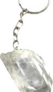 Clear Quartz keychain