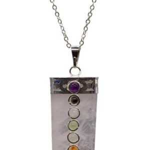 Rose Quartz Chakra necklace