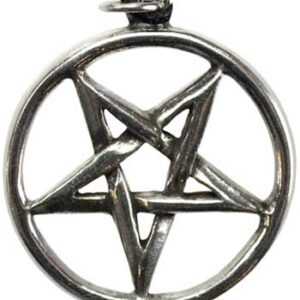 Pentagram Inverted pewter