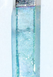 (set of 3) 2" Aqua Aura Quartz pendant
