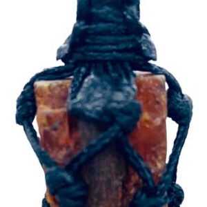 Kyanite, Orange rough tread cage pendant