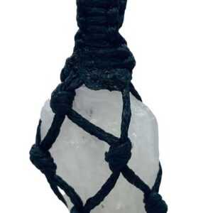 Moonstone, Rainbow rough tread cage pendant