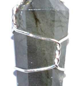 (set of 5) Labradorite wire wrapped point