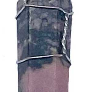 (set of 5) Rhodonite wire wrapped point