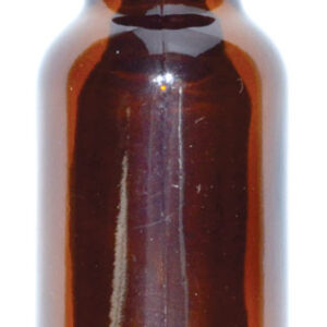 Amber Glass Bottle 1/2 oz