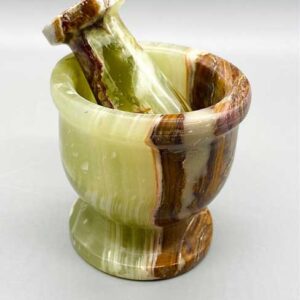 2 1/2" Onyx mortar and pestle set