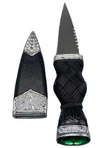 7 1/4" Green Scottish Dirk