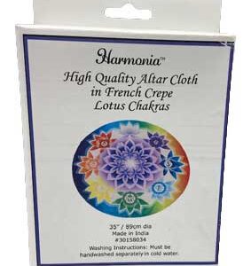 35" dia Chakra Lotus altar cloth