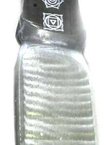 10" Selenite Chakra athame