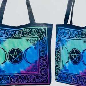 15.7" x 17.7" Triple Moon tote  bag