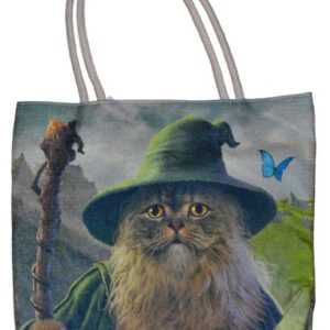17" x 17" Catdalf tote bag