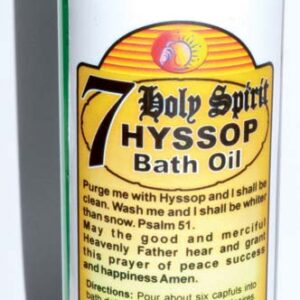 8oz 7 Holy Spirit Hyssop bath oil