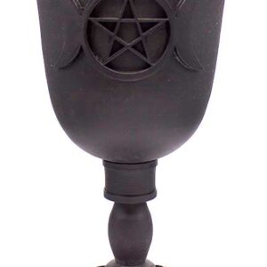 7 5/8" Triple Moon & Pentagram chalice