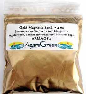 Gold Magnetic Sand (Lodestone Food)  4oz