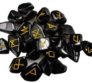 Black Tourmaline rune set