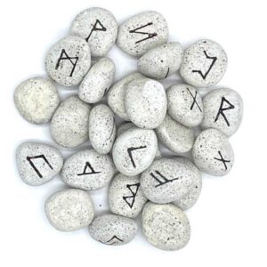 Ceramic rune set