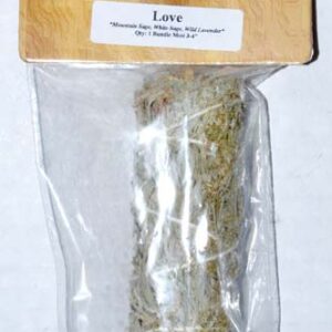4" Love smudge stick