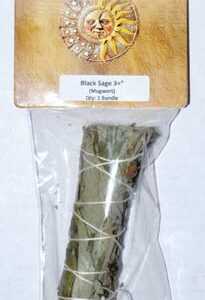 Black Sage smudge stick 4"