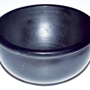 Black Stone Scrying Bowl 4"