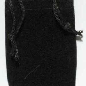 Black Velveteen Bag