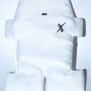 White Voodoo Doll  5"