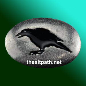 Raven Mystical Pocket Stone