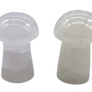 (set of 2) 1 3/4" Mushroom Calcite, Pink