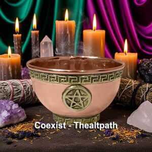 copper pentagram bowl