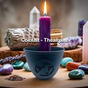 crow pentagram bowl