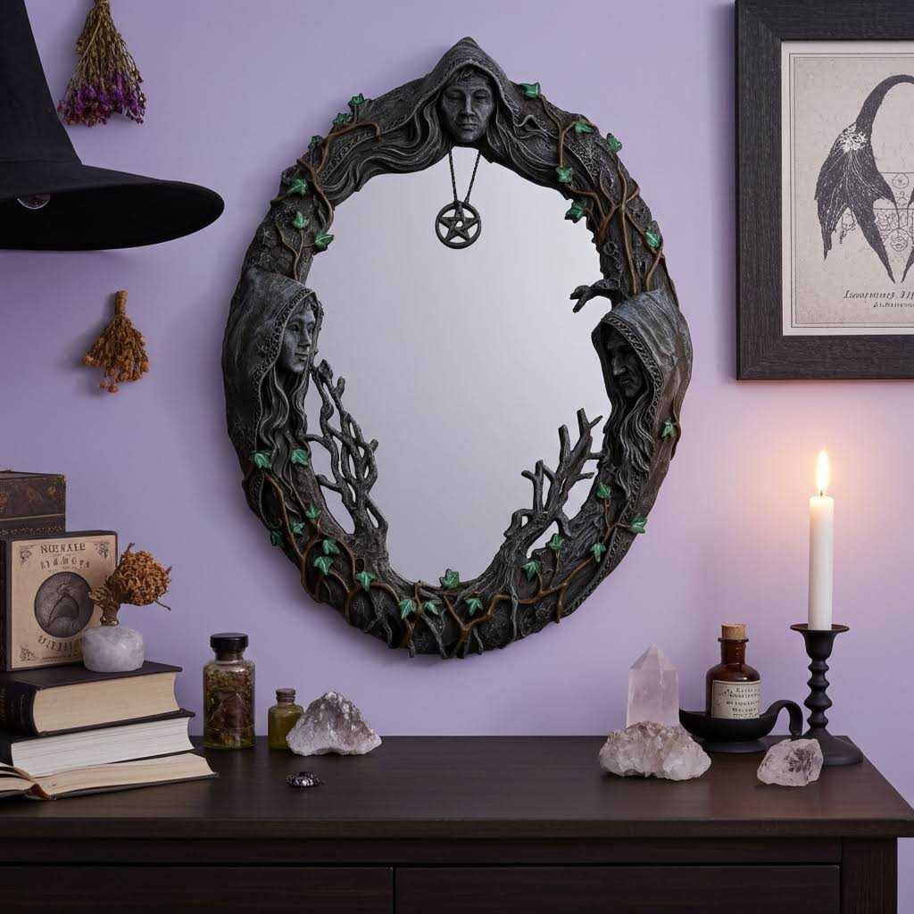 maiden mother crone mirror