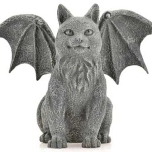 Winged Cat Gargoyle 6 1/2"