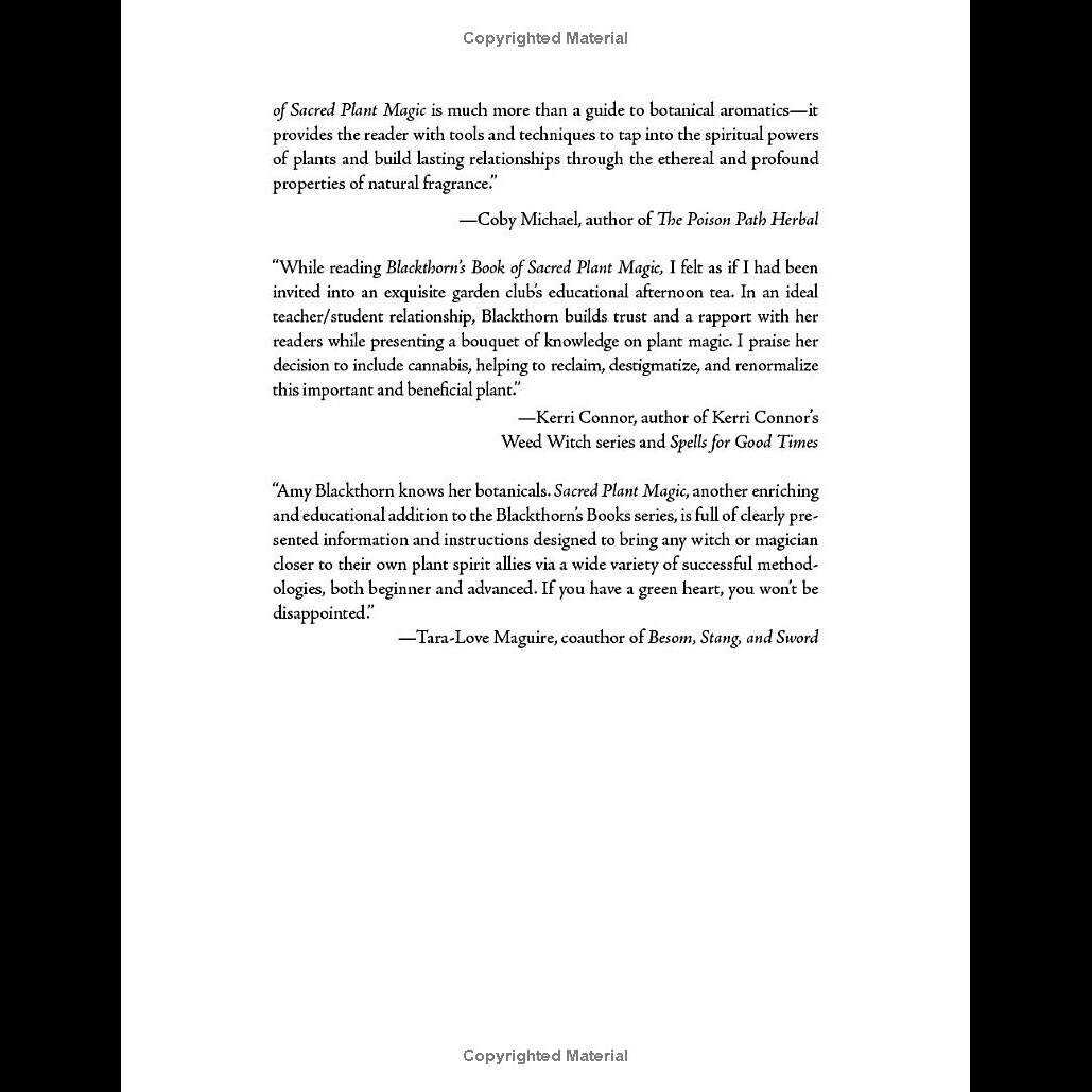 kthorn’s Sacred Plant Magic Foreword 2