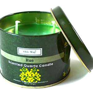 Ruda (Rue) quartz tin candle