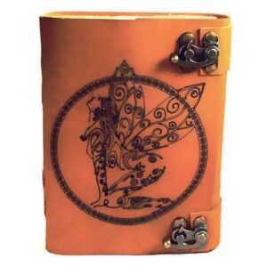 Circle Fairy Leather Journal