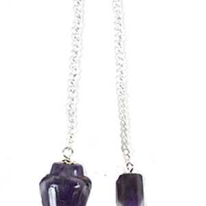 Amethyst Pendulum with Amethyst point