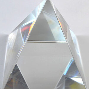 10cm Crystal  pyramid