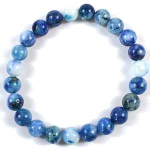 8mm Chrysocolla, Blue