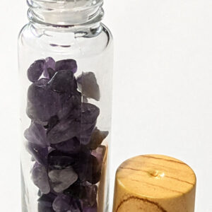 Amethyst in roller bottle 10ml