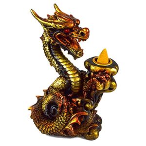 incense burner, dragon backflow