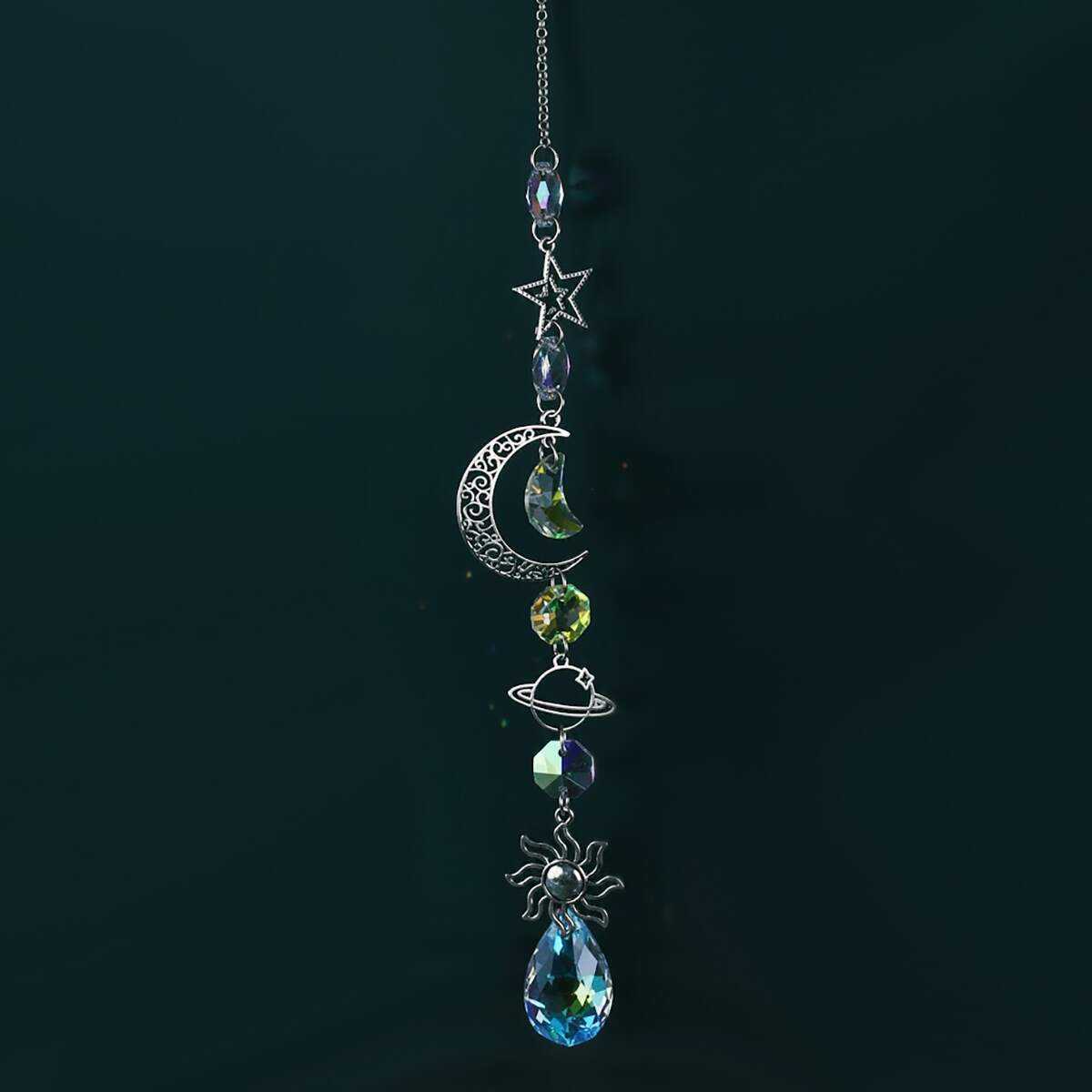 celestial crescent suncatcher