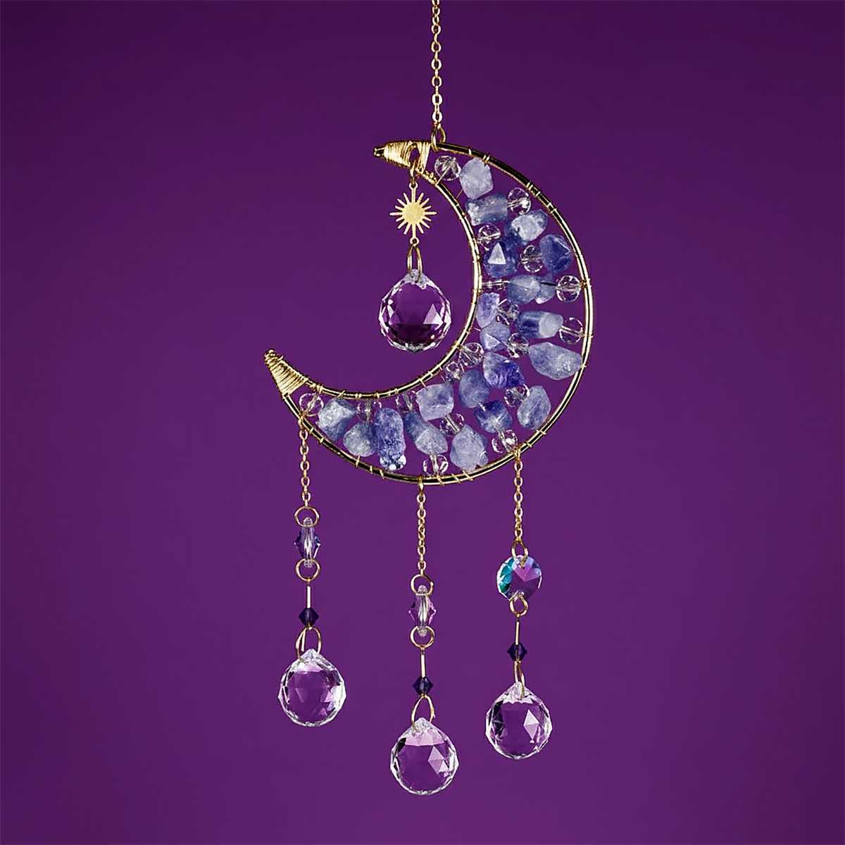 crescent moon celestial suncatcher 01