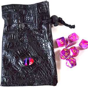 Multi Colored Eye Bag gaming dice