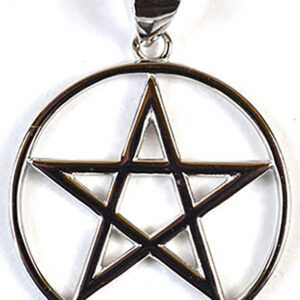7/8" Pentagram sterling