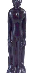 8" Black Male candle