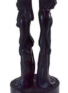 8" Black Separation candle