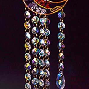 21" Gemstone & Moon sun catcher