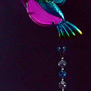 7" x 17" Hummingbird sun catcher