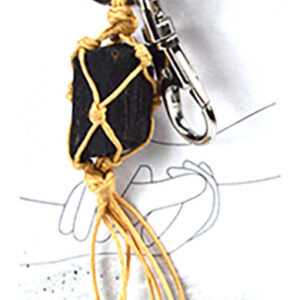 Protection/ Black Tourmaline keychain