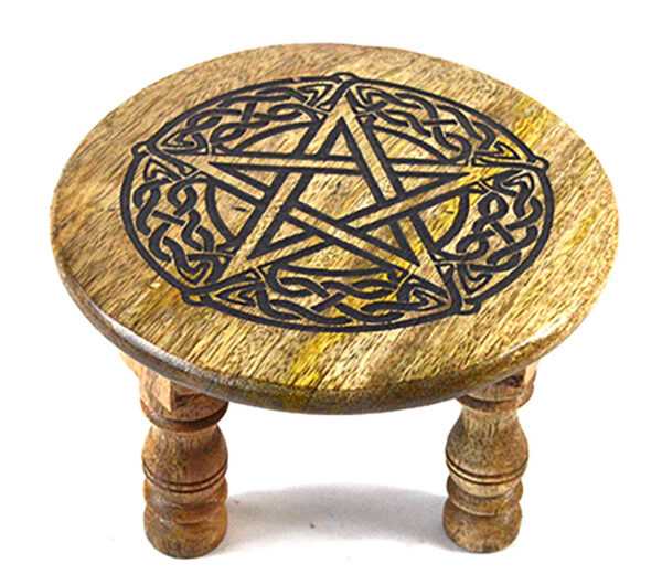 6"dia x 4" Pentagram altar table